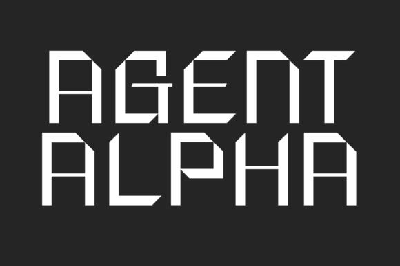 Agent Alpha Font: A Sharp Display Type for Stealth Campaigns