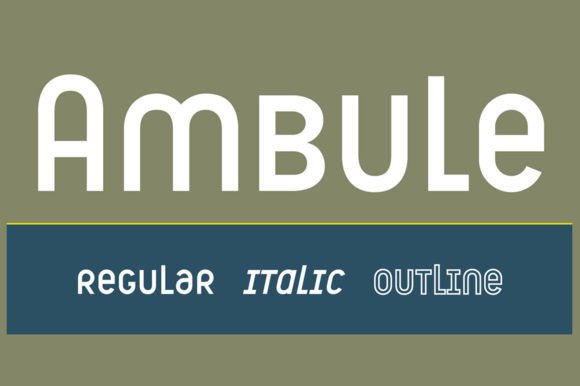 Ambule Display Font: Craft a Memorable Brand Identity for Your Small Business