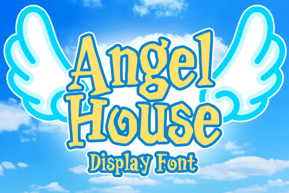 Angel House: A Playful Gothic Display Font for Web Designers