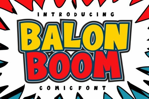 Balon Boom: A Friendly Display Font for Small Business Branding