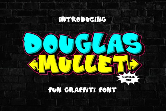 Douglas Mullet 3D Graffiti Font Review for Maker Projects