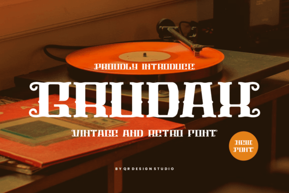 Grudax Bold Display Font for Digital Headlines and Brand Identity