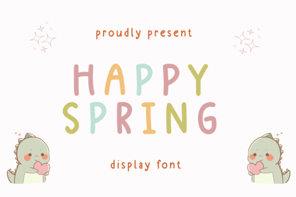 Happy Spring Font: A Playful Display Typeface for Campaigns