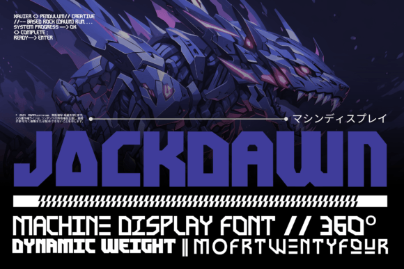 Jackdawn Display Font for Small Business Branding and Marketing