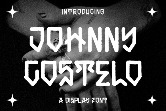 Johnny Castelo Display Font for Handmade Labels and Logos