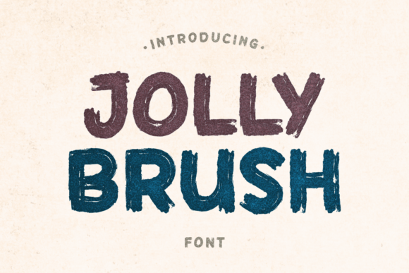 Jolly Brush Font for Publishing and Editorial Design