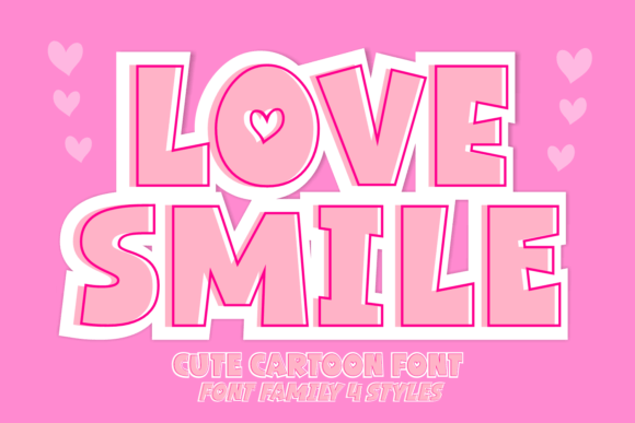 Love Smile: Comic-Inspired Display Font for Digital Designers