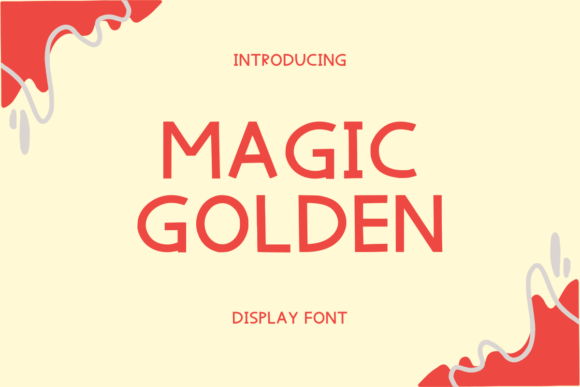 Magic Golden: A Playful Display Font for Boutique Branding