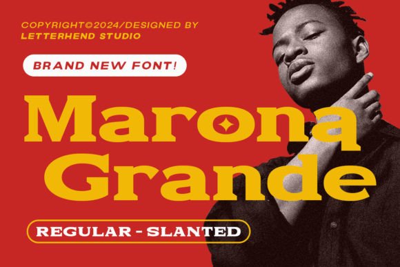 Marona Grande Display Font for Refined Logos and Invitation Branding