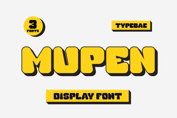 Mupen: A Bold Display Font for Small Business Branding