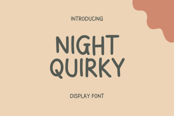Night Quirky: A Playful Handwritten Font for Handmade Product Designs