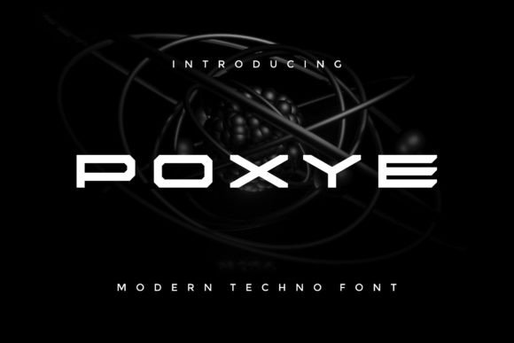 Poxye Display Font for Web Design and Branding Projects