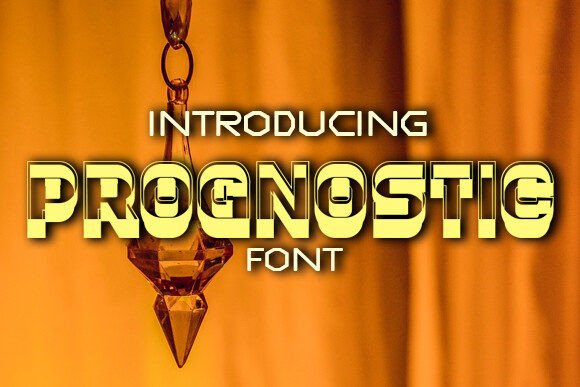 Prognostic: A Bold Display Font for Modern Design