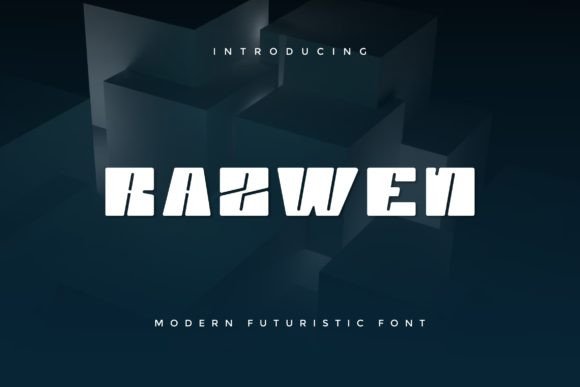 Razwen: A Bold Display Font for Modern Editorial Design