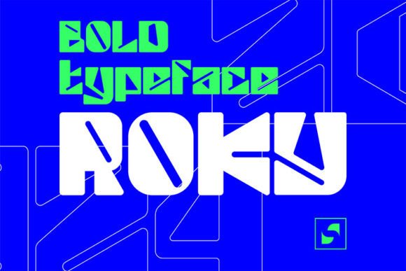 Roky: A Futuristic Display Font for Editorial Design