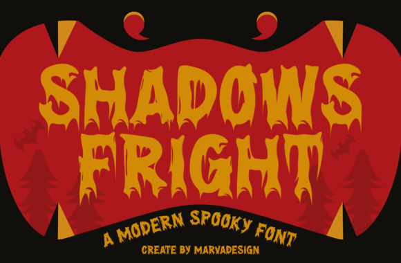 Shadows Fright: A Spooky Display Font for Haunting Brand Designs