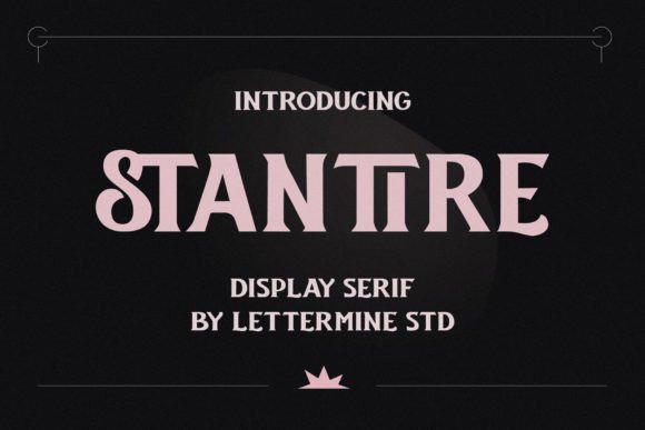 Stantire Font Review: A Commanding Display Typeface for Handmade Products