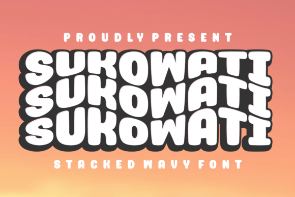 Sukowati Font: Retro Whimsy for Handmade Products and Printables