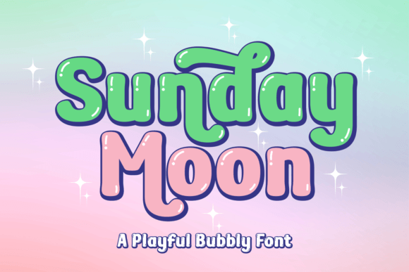 Sunday Moon: A Whimsical Display Font for Charming Brand Projects