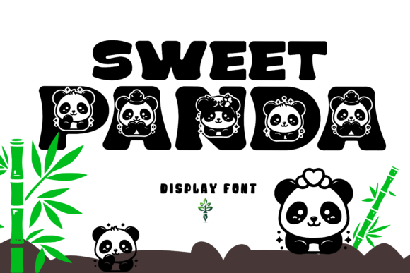 Sweet Panda: A Bold Display Font for Small Business Branding