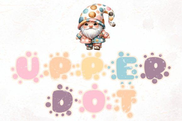 Upper Dot: A Whimsical Display Font for Campaign Design