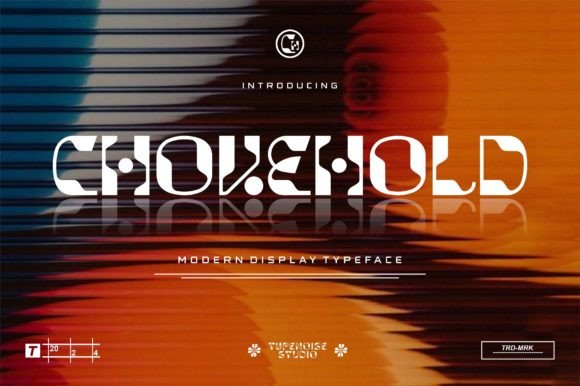Using Chokehold Display Font for Bold Brand Headers