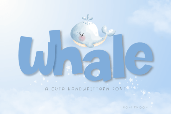 Whale Typeface for Bold Campaign Design